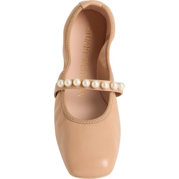 Stuart Weitzman Made in Spain Goldie Ballet Flats - Leather (For Women) - Picture 2 of 5
